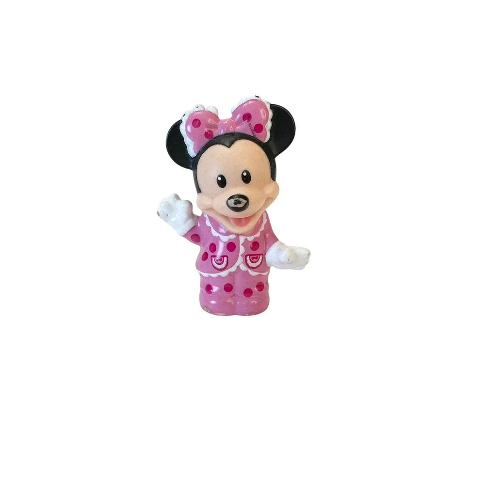 Fisher-Price Little People Figure Lot Minnie Mouse Firefighter Girl Boy Disney